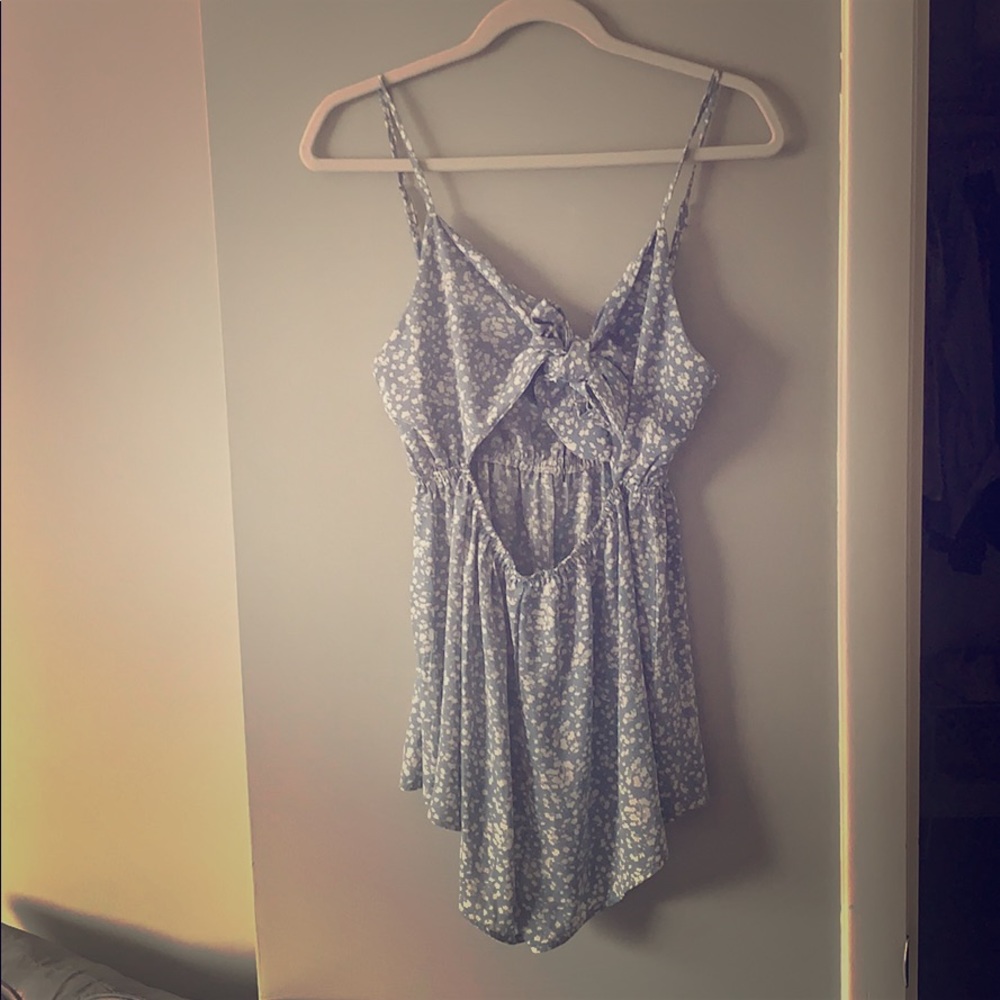 Open front romper